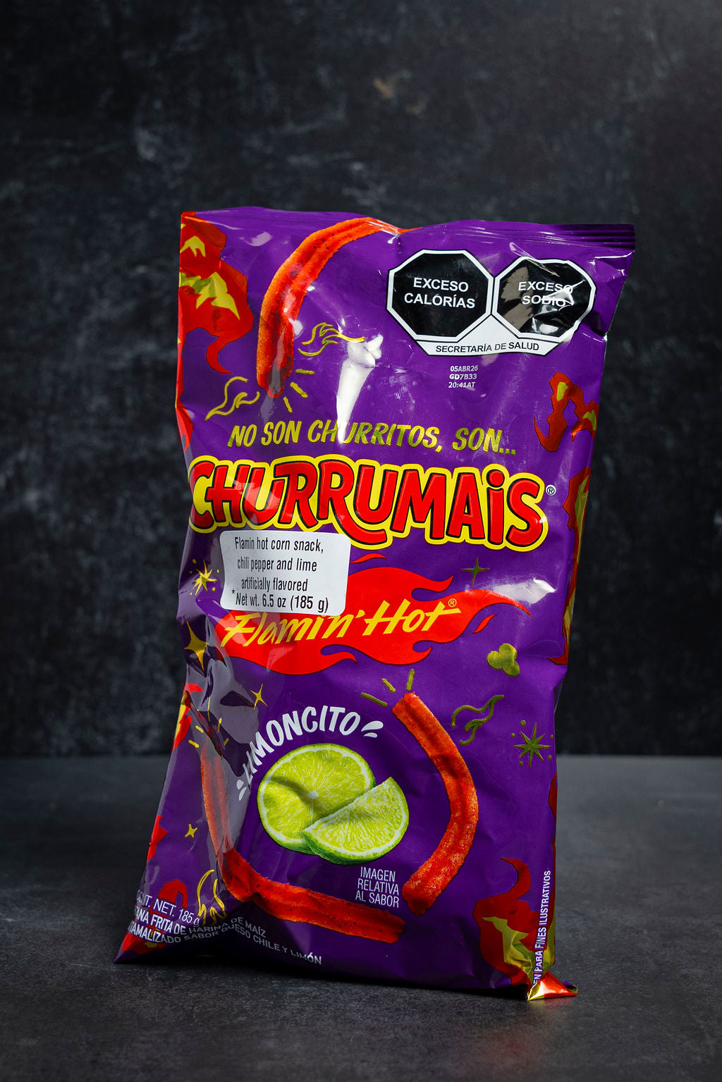 Churrumaiz Flamming Hot Con Limoncito (185g )