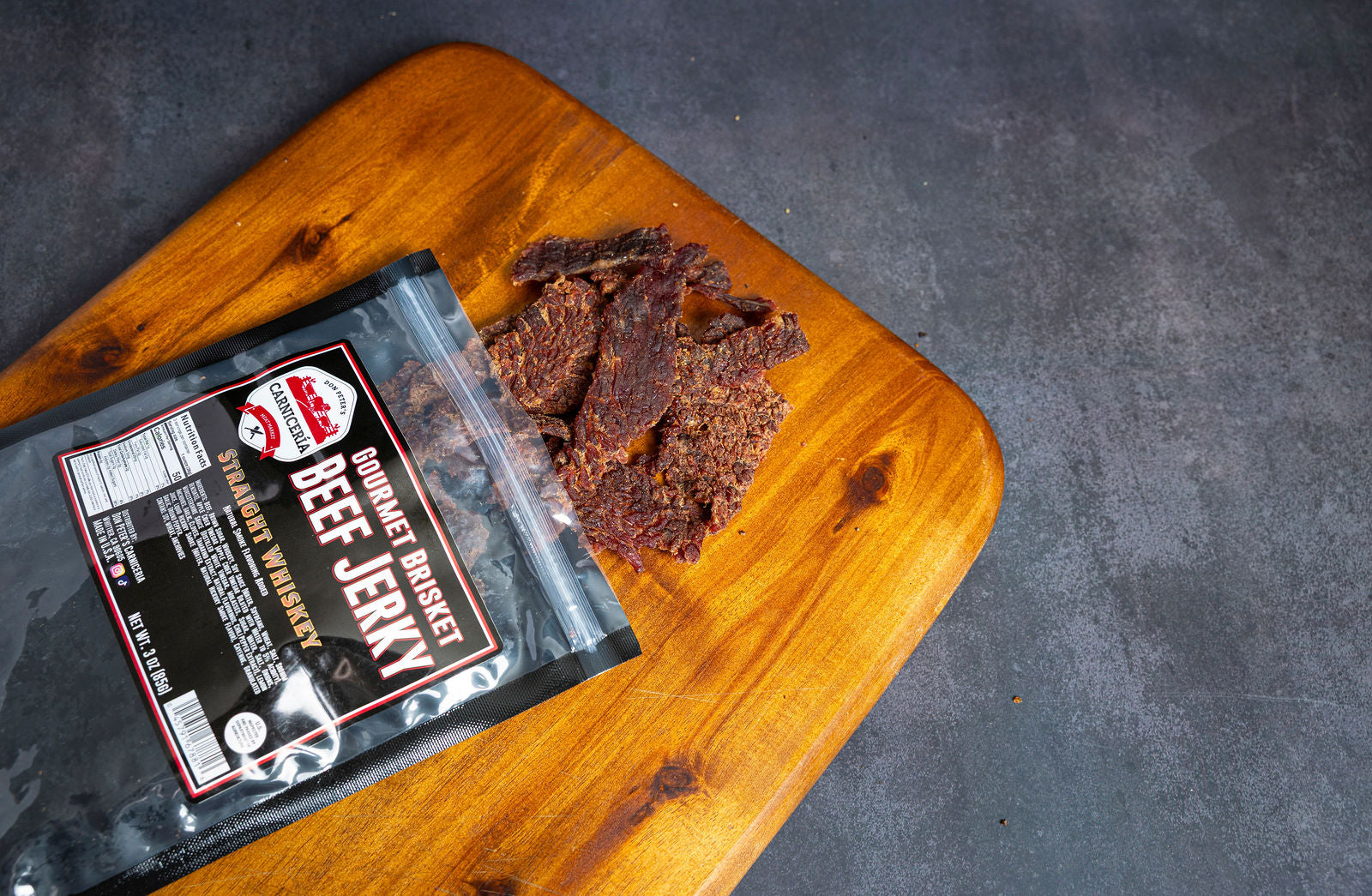Don Peter's Brisket Beef Jerky (Straight Whiskey)