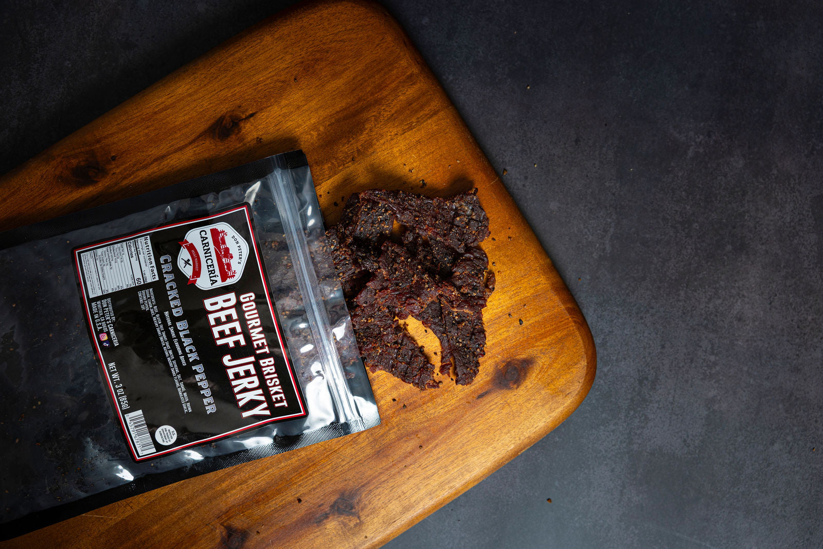 Don Peter's Brisket Beef Jerky (Cracked Black Pepper)